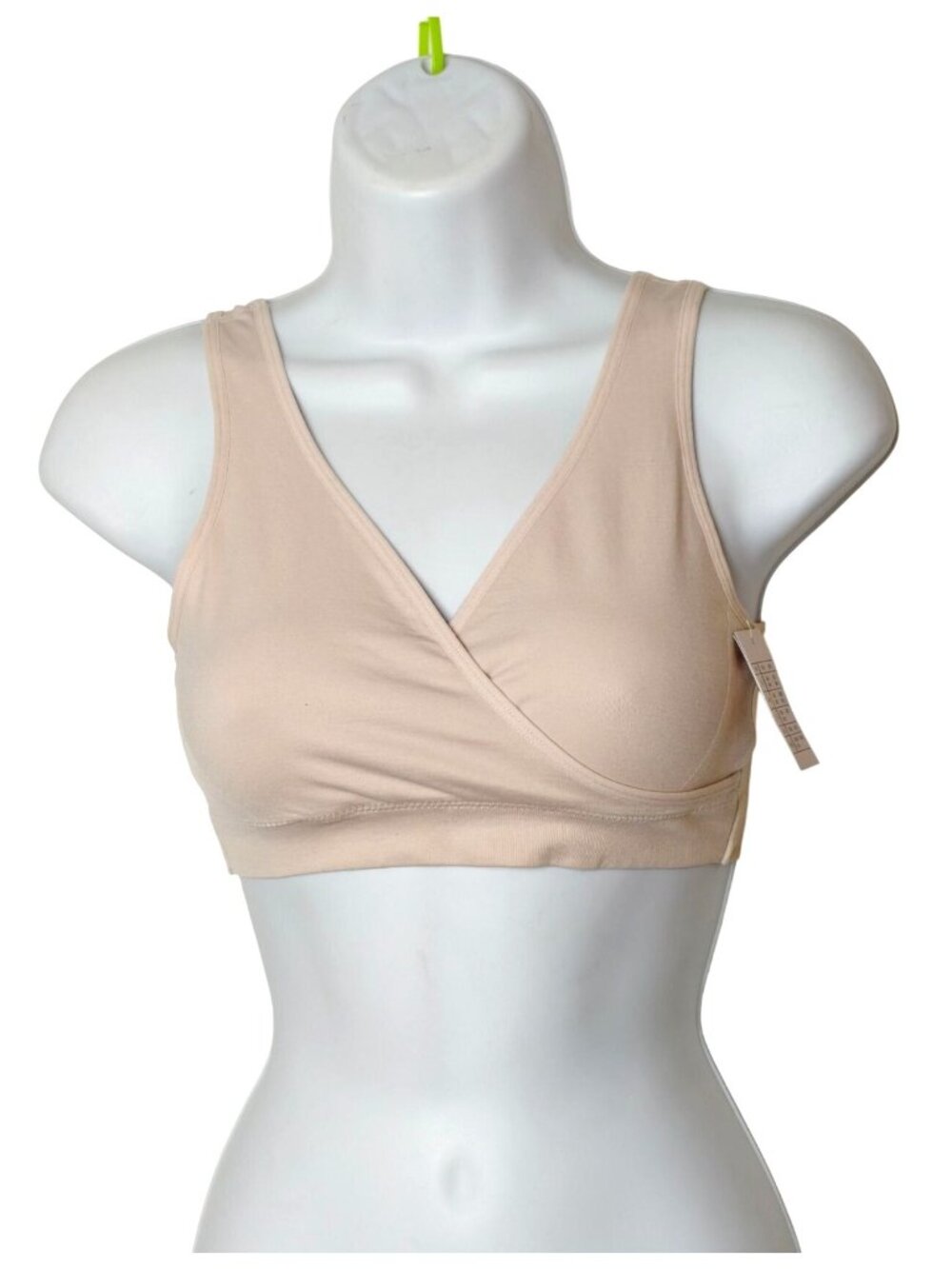 Auden Womens S Nursing Bra Beige Unlined Seamless Soft Stretchy Easy Access